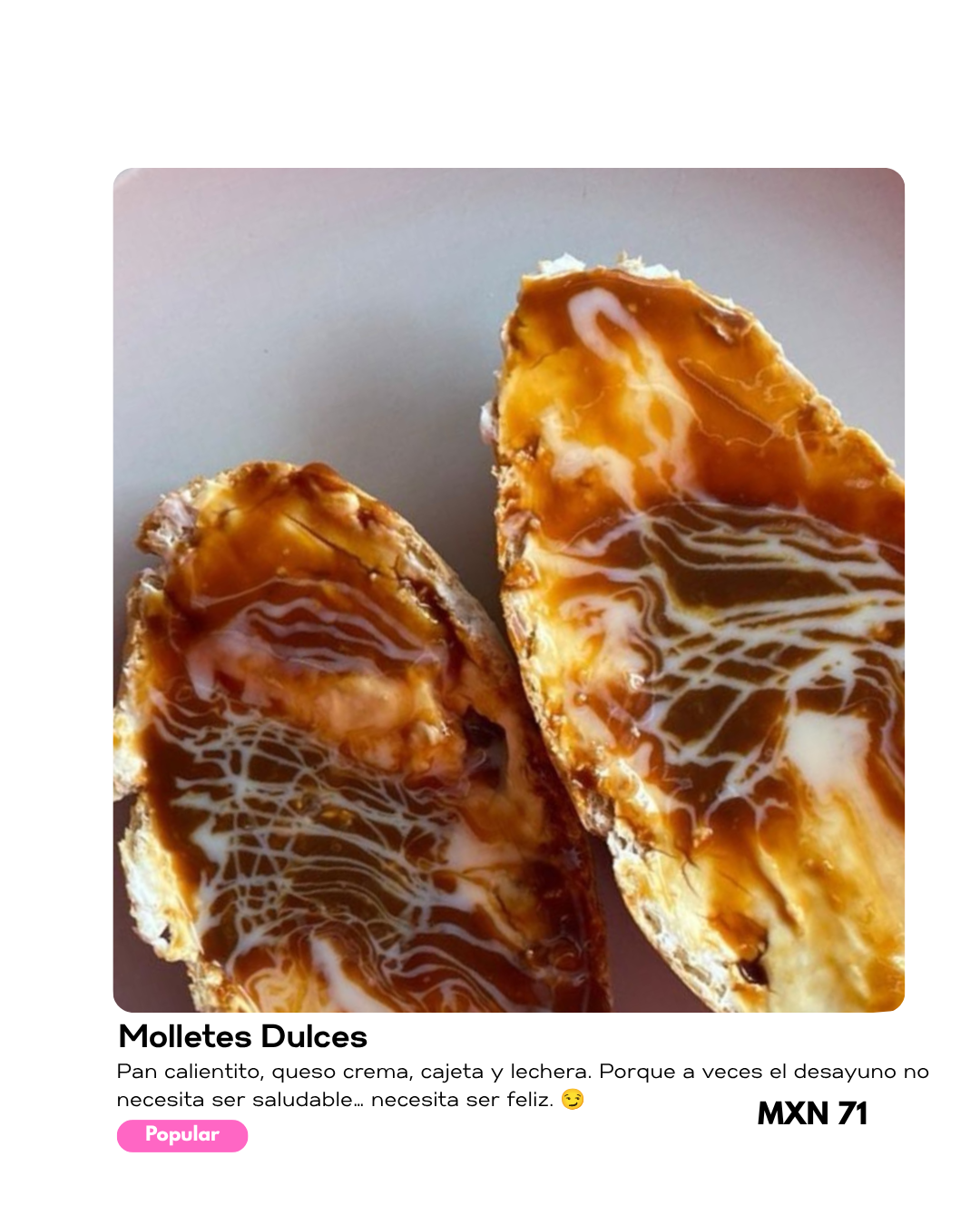 Molletes Dulces